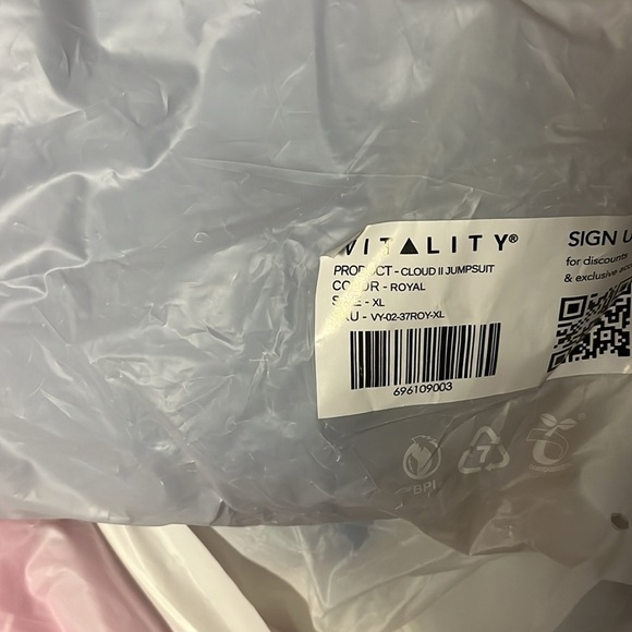 Vitality (Balance Athletica) Cloud II Jumpsuit Royal - Picture 6 of 6